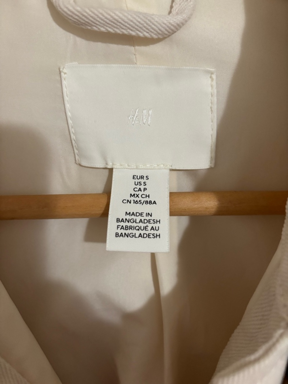 H&M Cream Button-Up Jacket - Picture 2 of 4